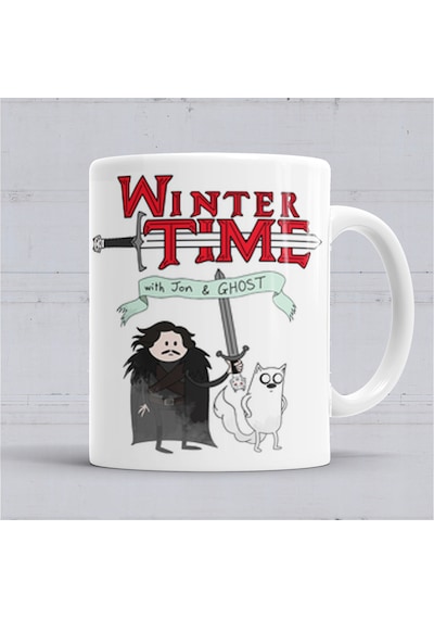 Game Of Thrones Adventure Time Kupa Bardak Porselen No35851 Karışık