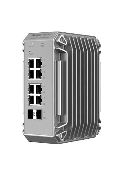 Reyee Rg-nıs3100-8gt2sfp-hp 8 Port Gigabit Poe+, 2 Sfp Uplink Port Yönetilebilir Endüstriyel Switch