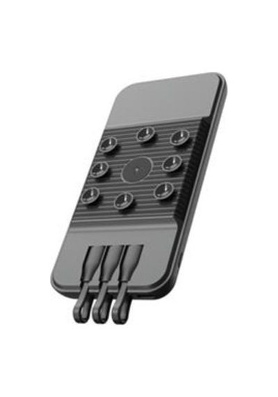 Snapmax Snp-3007 10.000 Mah Siyah Vantuzlu Kablosuz Ve 3in1 Kablolu Powerbank