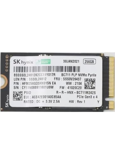 Skhynix HFM256GD3HX015N 256 GB M.2 2242 SSD