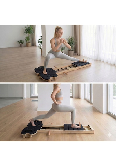 Kochler Yeni Nesil Katlanabilir Profesyonel Pilates Reformer Aleti - Az Yer Kaplayan, Kompakt Egzersiz Aleti
