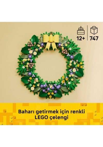 Bahar Çelengi İle Paskalya Yumurtası İçeren Çiçek Süsü - 12 Yaş Ve Üzeri