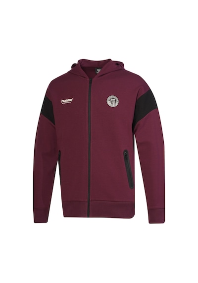 Hummel Glex Fermuarlı Hoodıe 922399-3858 Bordo