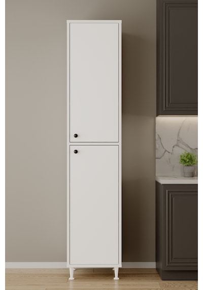 Aeka Ae-2027 Lina 2 Kapaklı Raflı Dar Yüksek Boy Banyo Çok Bölmeli Depolama Dolabı 40x180 Cm Çok Amaçlı Dolap Beyaz Aeka Ae-2027 Lina 2 Kapaklı Raflı Dar Yüksek Boy Banyo Çok Bölmeli Depolama Dolabı 40x180 Cm Çok Amaçlı Dolap Beyaz