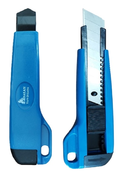 Maket Bıçağı Vt875105 Geniş Mavi 36 Lı Paket