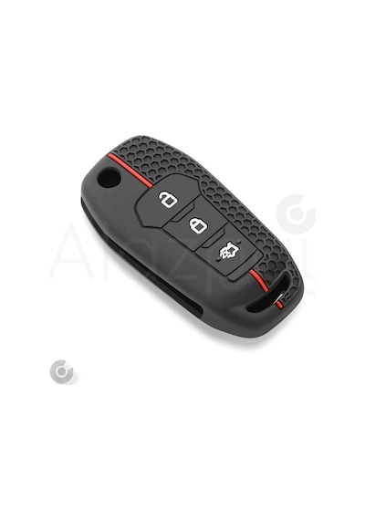 Ford Mondeo Kuga Focus Fiesta Puma Ranger Ecosport B Max C Max S Max Silikon Desenli Anahtar Kılıfı