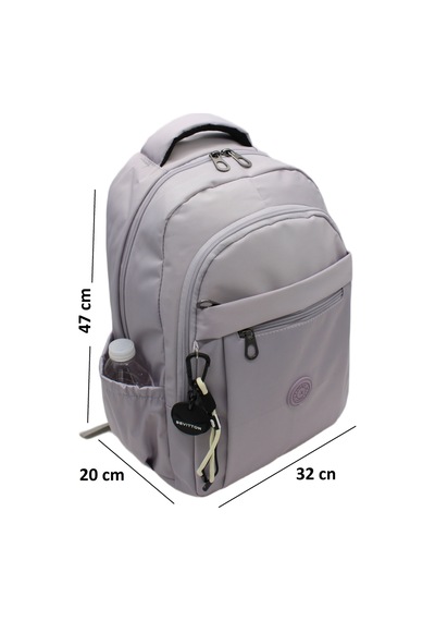 Su Geçirmez Kumaş Okul Çantası Unisex Lavanta Renk Okul Sırt Çantası 2300 Diğer
