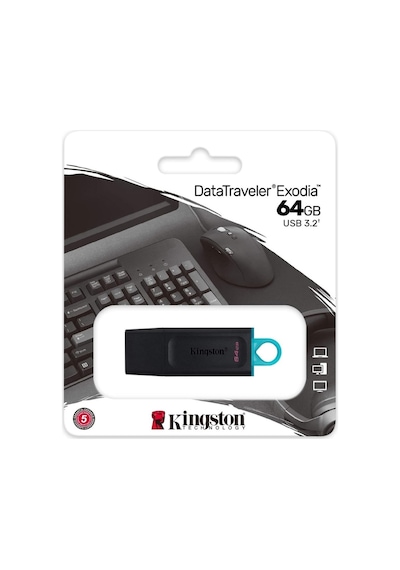 Kingston 64GB USB3.2 DataTrav Ex USB Bellek DTX/64GB