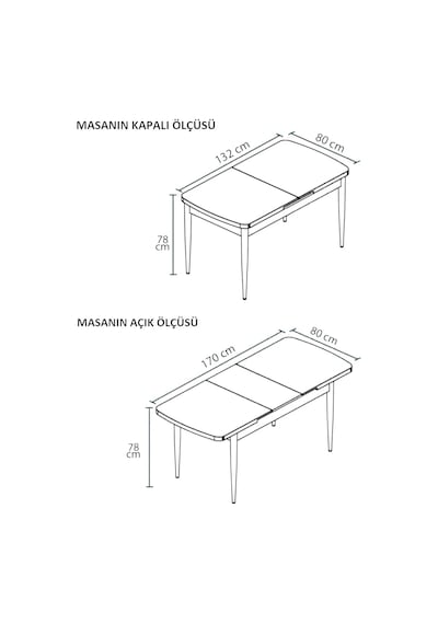 Kaktüs Avm Mutfak Masası Takımı / 6 Kişilik Açılır Masa Sandalye Takımı / Yemek Masası / Masa Takımı - Krem Çok Renkli Kaktüs Avm Mutfak Masası Takımı / 6 Kişilik Açılır Masa Sandalye Takımı / Yemek Masası / Masa Takımı - Krem Çok Renkli