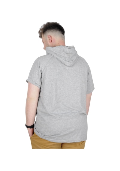 Mode Xl Büyük Beden T-Shirt Kapşonlu Paris 22174 Grimelanj 001