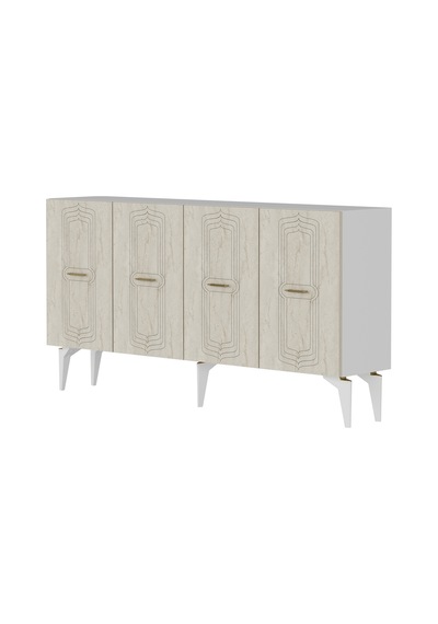 Ka1545btg Rıva Konsol Beyaz-traverten-gold 150cm Beyaz - Traverten - Altın Ka1545btg Rıva Konsol Beyaz-traverten-gold 150cm Beyaz - Traverten - Altın