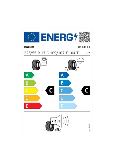 Barum 225/55R17C 109/107T 104T 8Pr Vanis 3 Yaz Lastiği 2026
