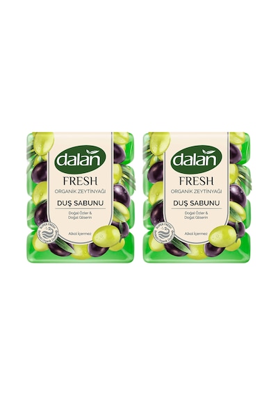 Fresh Organik Zeytinyağlı Duş Sabunu 600 G 150gx4 X2 Adet Diğer