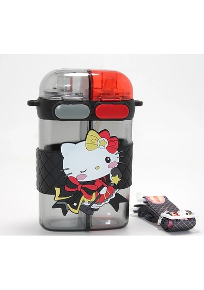 Hello Kitty Figürlü Çift Bölmeli Matara Suluk Alk4716 Çok Renkli