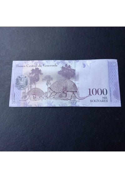 Escoines Koleksiyon 3996368f6220541a44 2017 Venezuela 1000 Bolivar Çil Kağıt Para