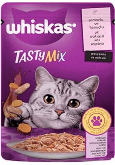 Whiskas Pouch Tasty Mix Somunlu Havuçlu 85 Gr 6 Adet