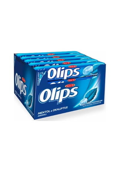 Olips Mentol & Okaliptus Aromalı Bonbon Şekerleme 24 x 28 G