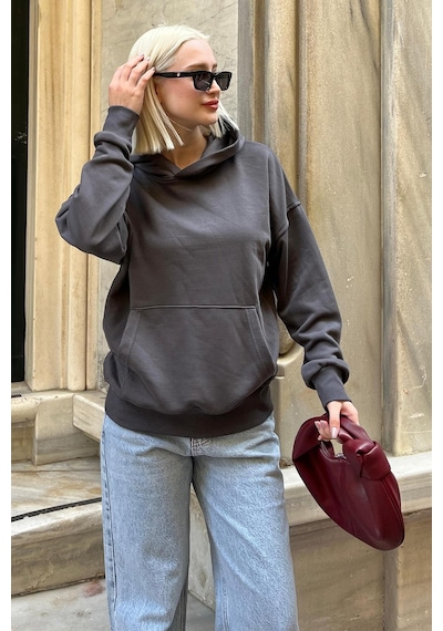 Füme Oversize Cepli Sweatshirt Mg2207