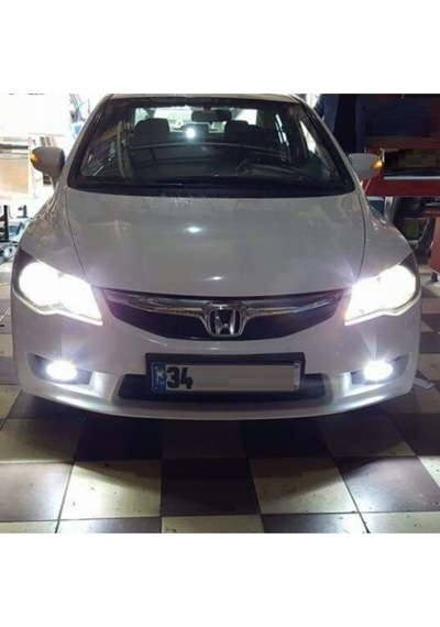 Megamarket06 Honda Cıvıc Fd6 Uyumlu Led Xenon Şimşek Uzun Far Ampulü Hb3 Zero