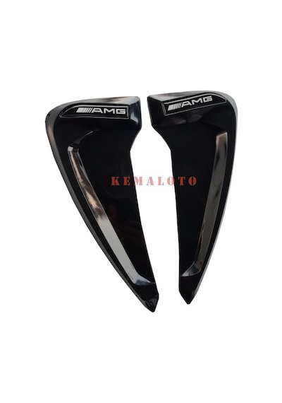 Koto Çamurluk Venti Çamurluk Rüzgarlığı Piano Black 2 Adet Logolu