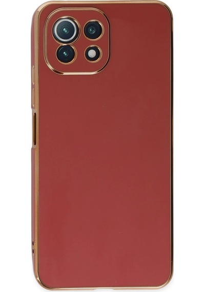 Cosmotex Newface Xiaomi Mi 11 Lite Kılıf Volet Silikon - Kırmızı