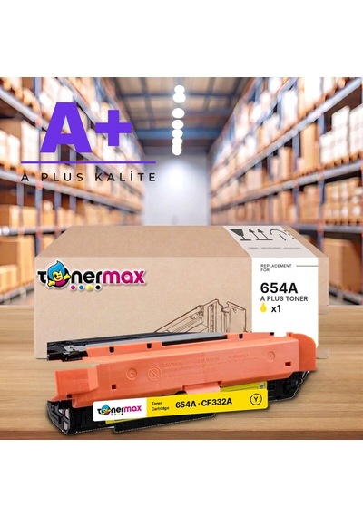 Hp 654a Cf332a Sarı Uyumlu Toner A Plus / Color Laserjet Enterprise M651