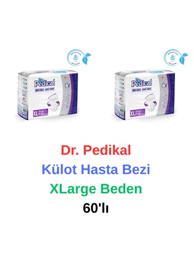 Dr. Pedical - Külot Yaşlı Hasta Bezi Xlarge Beden 60'lı XL