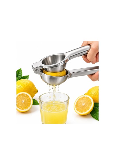 Metal Limon Sıkacağı Manuel Narenciye Sıkacağı, Pratik El Tipi Limon Presi, 20 Cm