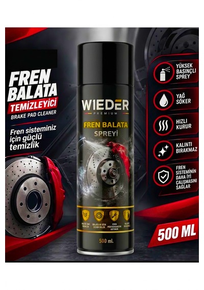 Wıeder Fren Balata Temizleme Spreyi 500 Ml 400gr 1