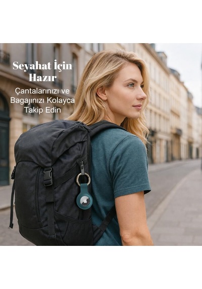 Apple Airtag Deri Anahtarlık, Haiki Gerçek Deri, Airtag Anahtarlık Deri Belirtilmemiş