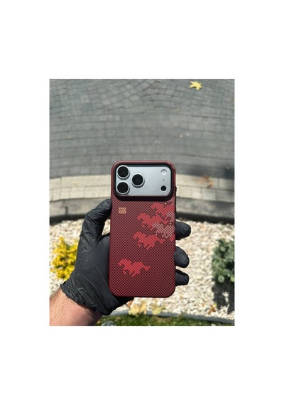 Horse Serisi Bordo Karbon Kılıf Bordo - 924092690 Bordo