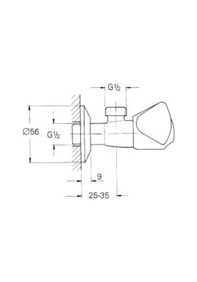 Grohe Ara Musluk 1/2 - 22958000 Krom