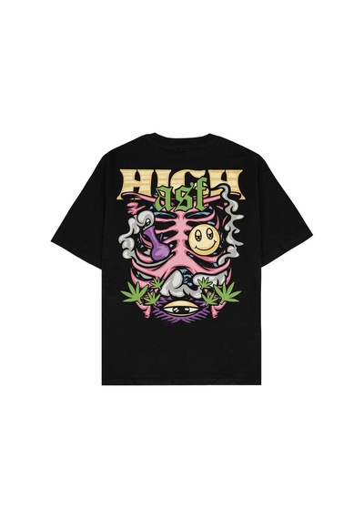 Startmore Adrift High Asf Oversize T-shirt Siyah