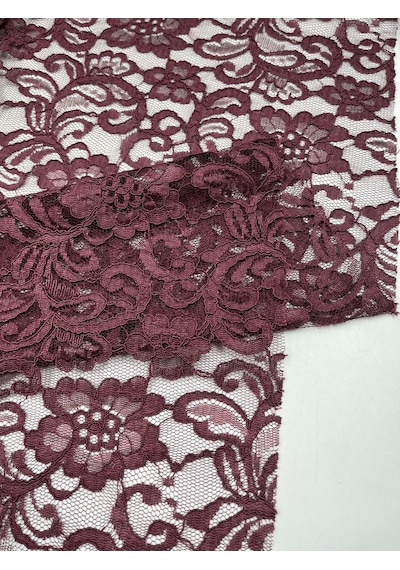 Kardone Dantel Kumaş Bordo