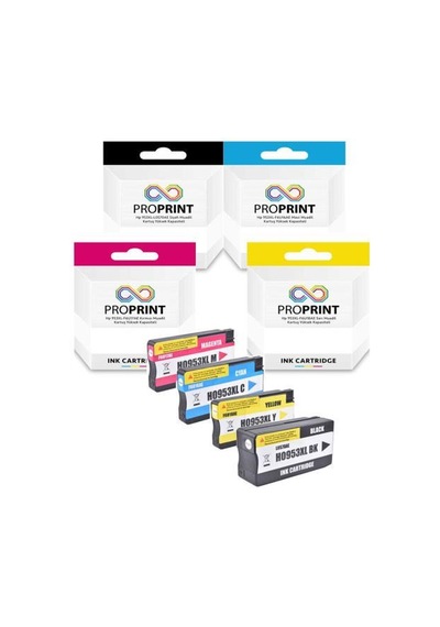 Proprint 953Xl Yüksek Kapasite Uyumlu Kartuş Seti Cmyk-7720-7730