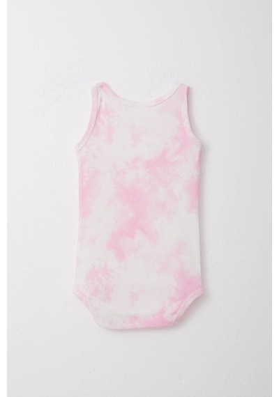Breeze Kız Bebek Atlet Zıbın Body Batik Desen 9 Ay-3 Yaş, Pembe Pembe