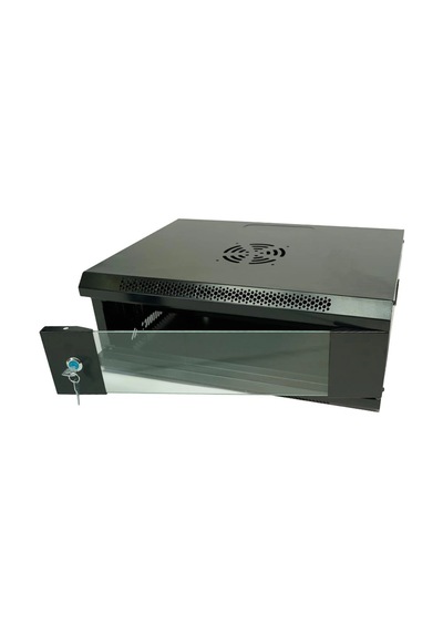 Racksan Ml-6404s 4u Duvar Tipi Kabinet 200-530-400 Raf+fan+priz Kdo