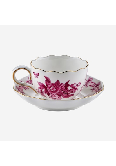 Pembe Porselen Kahve Fincan Seti 100 Ml