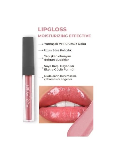 Uzun Süre Kalıcı Yapışkan His Bırakmayan Nemlendirici Dudak Parlatıcısı - Lipgloss 09 Softly Pink 0