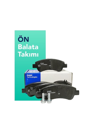 Delphi Citroen Berlingo Ön Fren Balata Takımı (2008-2018)