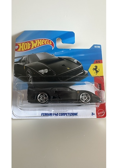 Hot Wheels Ferrari F40 Competizione Siyah
