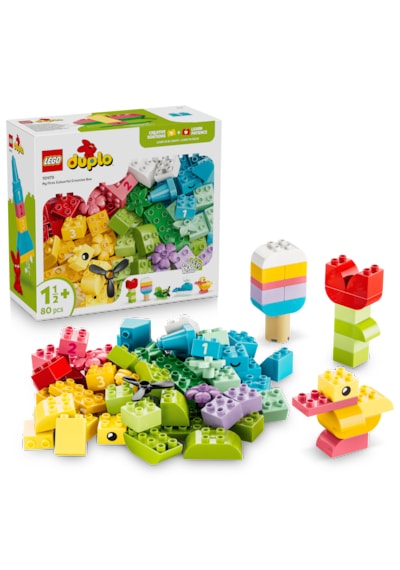 LEGO® DUPLO® Classic Renkli Yaratıcı Kutu 10479 – 1.5 Yaş ve Üzeri Çocuklar için Rakamlar İçeren Oyuncak Yapım Seti (80 Parça)
