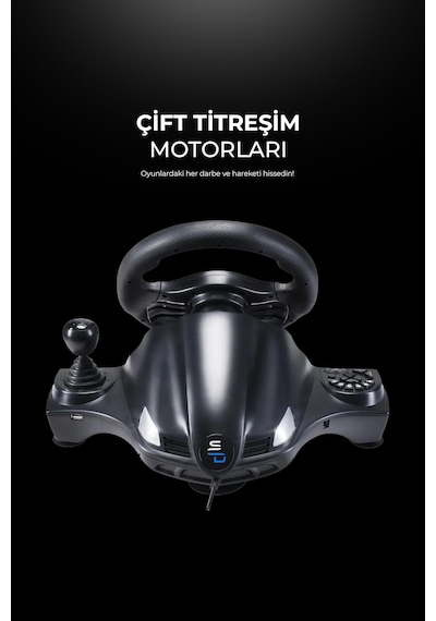 Subsonic Gs-750 Ps3/ps4/pc/xboxone/xbox360 Oyun Direksiyon Seti