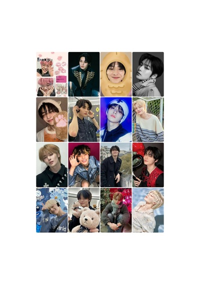 Kpop - Stra Kids - Jeong-in Desenli Tasarım 16' L Fotokart Seti