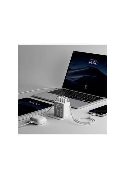 Tr Pixel 100w Gan Hızlı Şarj Cihazı - Gri