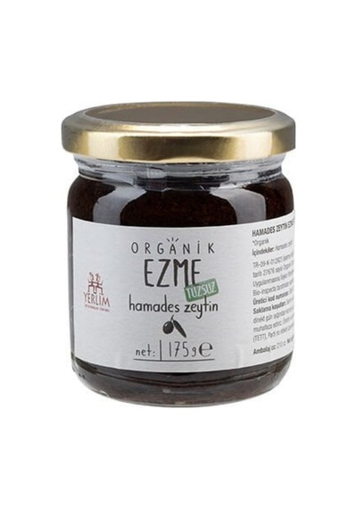 Organik Hamades Tuzsuz Zeytin Ezmesi 175gr
