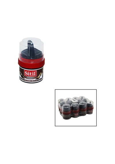 Sitil Krem Ayakkabı Boyası 50ml K.kahve - 12'li Paket Diğer