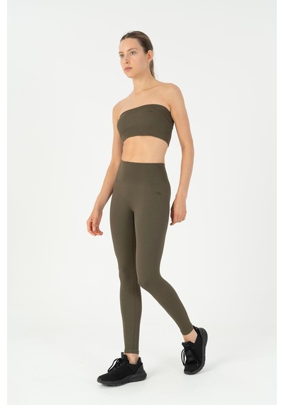 Maraton Slimfit Kadın Askısız Haki- Bra Haki-