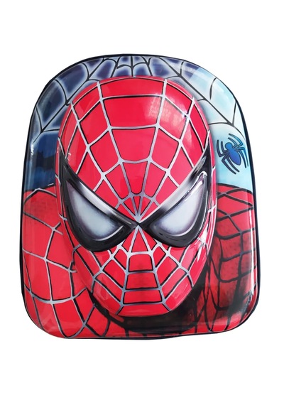 Desenli Spideman Su Geçirmez Anaokulu/kreş Okul Sırt Çantası