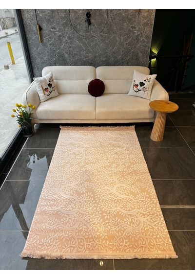 Nısan Halı Salon, Oturma, Yatak Odası Halısı Desen Kodu 15908-055 Toz Pembe